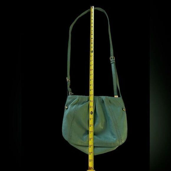 Absolutely adorable Perlina minty green crossbody leather bag…great quality! EUC - Picture 3 of 14